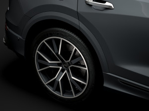 audi sq8 tdi 2020 Model 3D