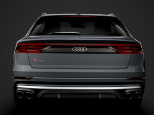 audi sq8 tdi 2020 Model 3D