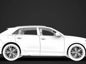 audi sq8 tdi 2020 3D Model