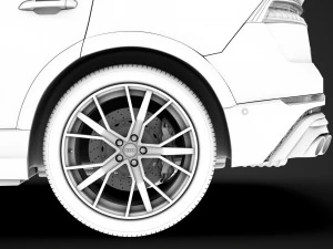 audi sq8 tdi 2020 3D Model