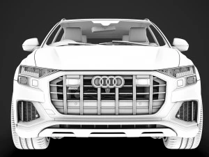 audi sq8 tdi 2020 3D Model