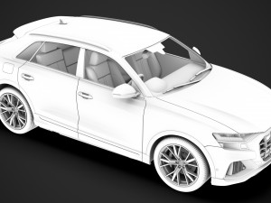 audi sq8 tdi 2020 Model 3D