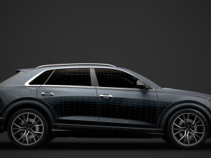 audi sq8 tdi 2020 Model 3D