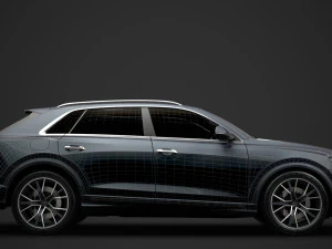 audi sq8 tdi 2020 3D Model
