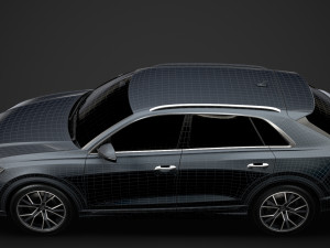audi sq8 tdi 2020 Model 3D