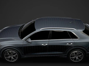 audi sq8 tdi 2020 3D Model