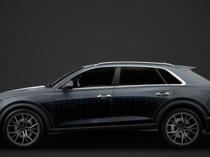 audi sq8 tdi 2020 Model 3D