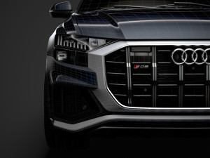 audi sq8 tdi 2020 Model 3D