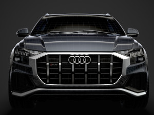audi sq8 tdi 2020 Model 3D