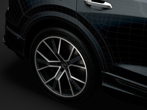 audi sq8 tdi 2020 Model 3D