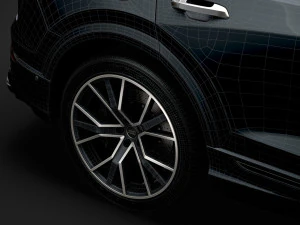 audi sq8 tdi 2020 3D Model