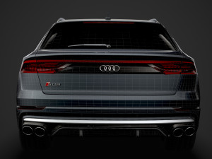 audi sq8 tdi 2020 Model 3D