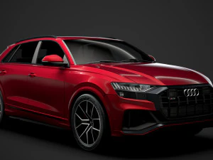 Audi sq8 tfsi 2020 3D Model