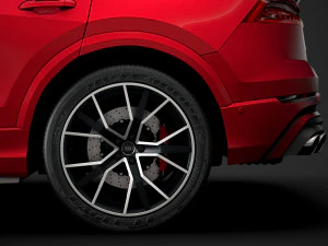 Audi sq8 tfsi 2020 3D Model