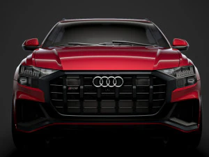Audi sq8 tfsi 2020 3D Model