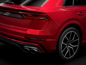 Audi sq8 tfsi 2020 Modelo 3D