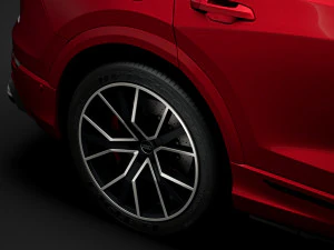 Audi sq8 tfsi 2020 3D Model