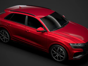 Audi sq8 tfsi 2020 3D Model