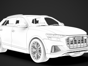 Audi sq8 tfsi 2020 Modelo 3D