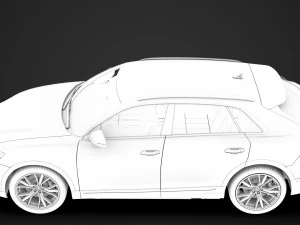 Audi sq8 tfsi 2020 3D Model