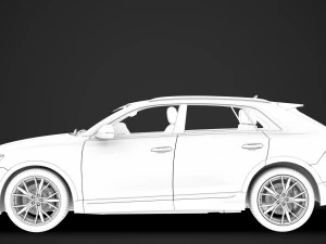 Audi sq8 tfsi 2020 3D Model