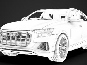 Audi sq8 tfsi 2020 Modelo 3D
