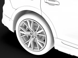 Audi sq8 tfsi 2020 3D Model