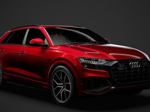 Audi sq8 tfsi 2020 Modelo 3D