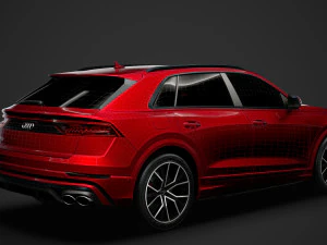Audi sq8 tfsi 2020 3D Model