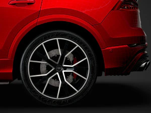 Audi sq8 tfsi 2020 3D Model