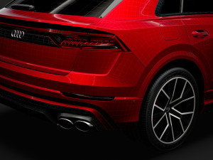 Audi sq8 tfsi 2020 Modelo 3D