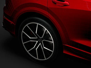 Audi sq8 tfsi 2020 3D Model