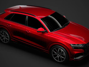 Audi sq8 tfsi 2020 3D Model