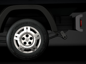 ram promaster cargo crew cab truck 2020 3D Model