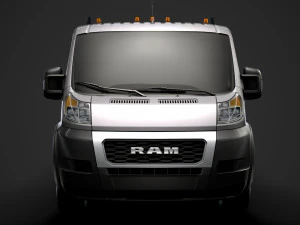 ram promaster cargo crew cab truck 2020 3D Model