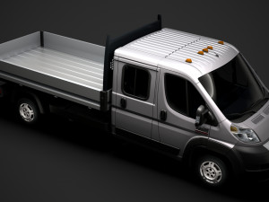 ram promaster cargo crew cab truck 2020 3D Model