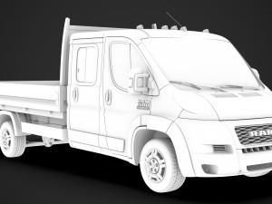 ram promaster cargo crew cab truck 2020 3D Model