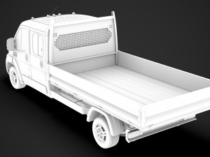 ram promaster cargo crew cab truck 2020 3D Model