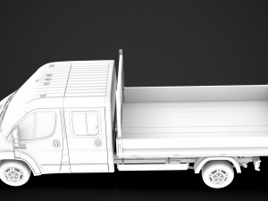 ram promaster cargo crew cab truck 2020 3D Model