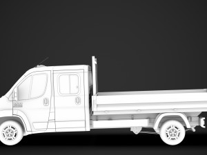 ram promaster cargo crew cab truck 2020 3D Model