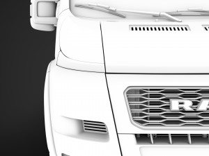 ram promaster cargo crew cab truck 2020 3D Model