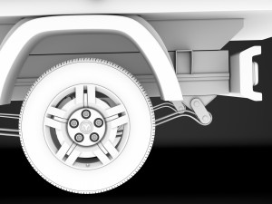 ram promaster cargo crew cab truck 2020 3D Model