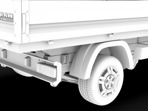 ram promaster cargo crew cab truck 2020 3D Model