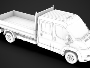 ram promaster cargo crew cab truck 2020 3D Model