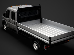 ram promaster cargo crew cab truck 2020 3D Model