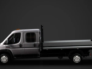 ram promaster cargo crew cab truck 2020 3D Model
