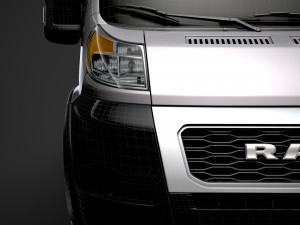ram promaster cargo crew cab truck 2020 3D Model