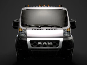 ram promaster cargo crew cab truck 2020 3D Model