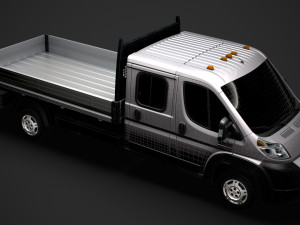 ram promaster cargo crew cab truck 2020 3D Model