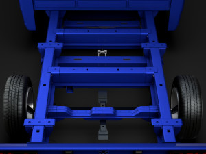 ram promaster truck crew cab 3450 wb 2020 3D Model